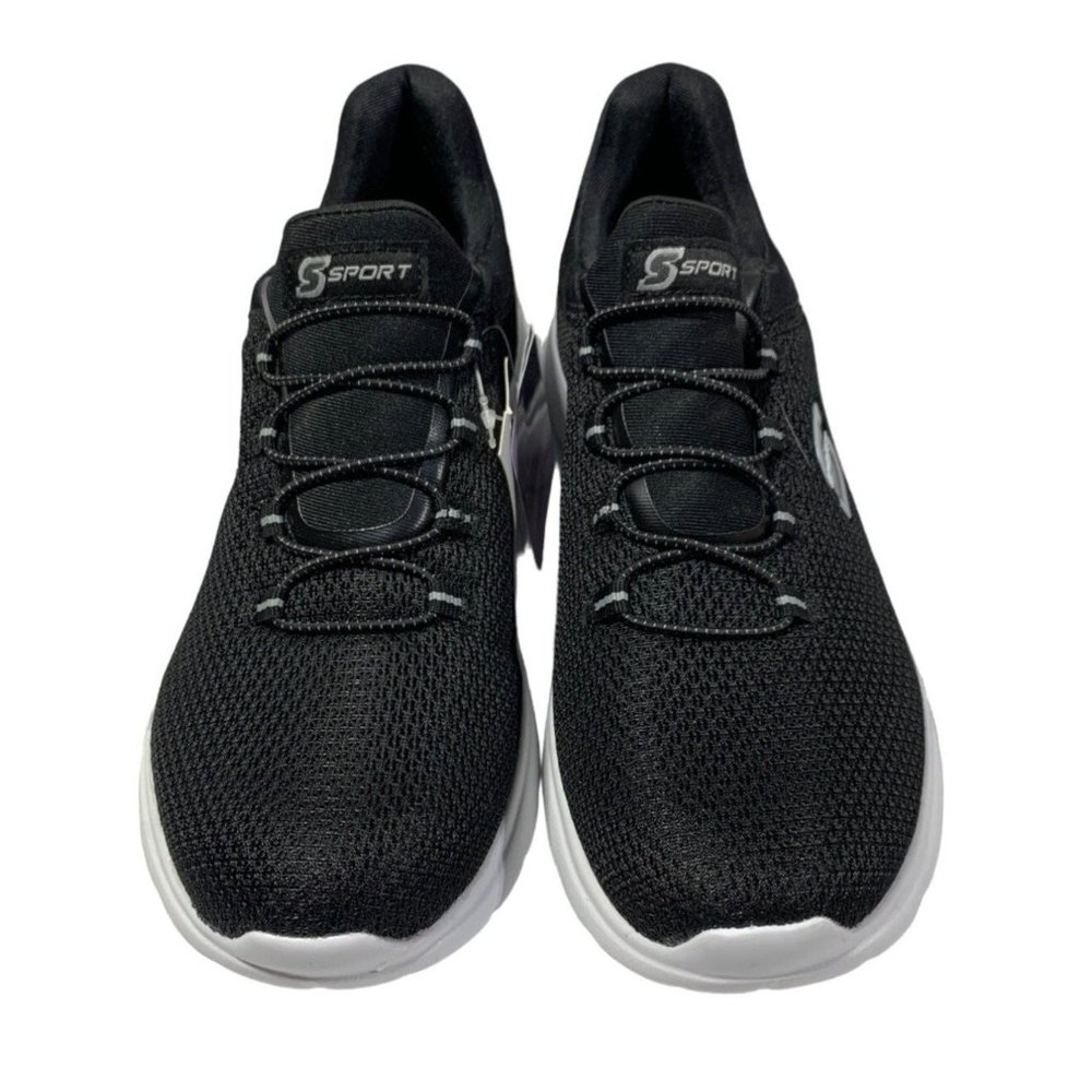 S Sport by Sketcher Women's Rummie Pull-On Sneaker - Black (8.5). NEW